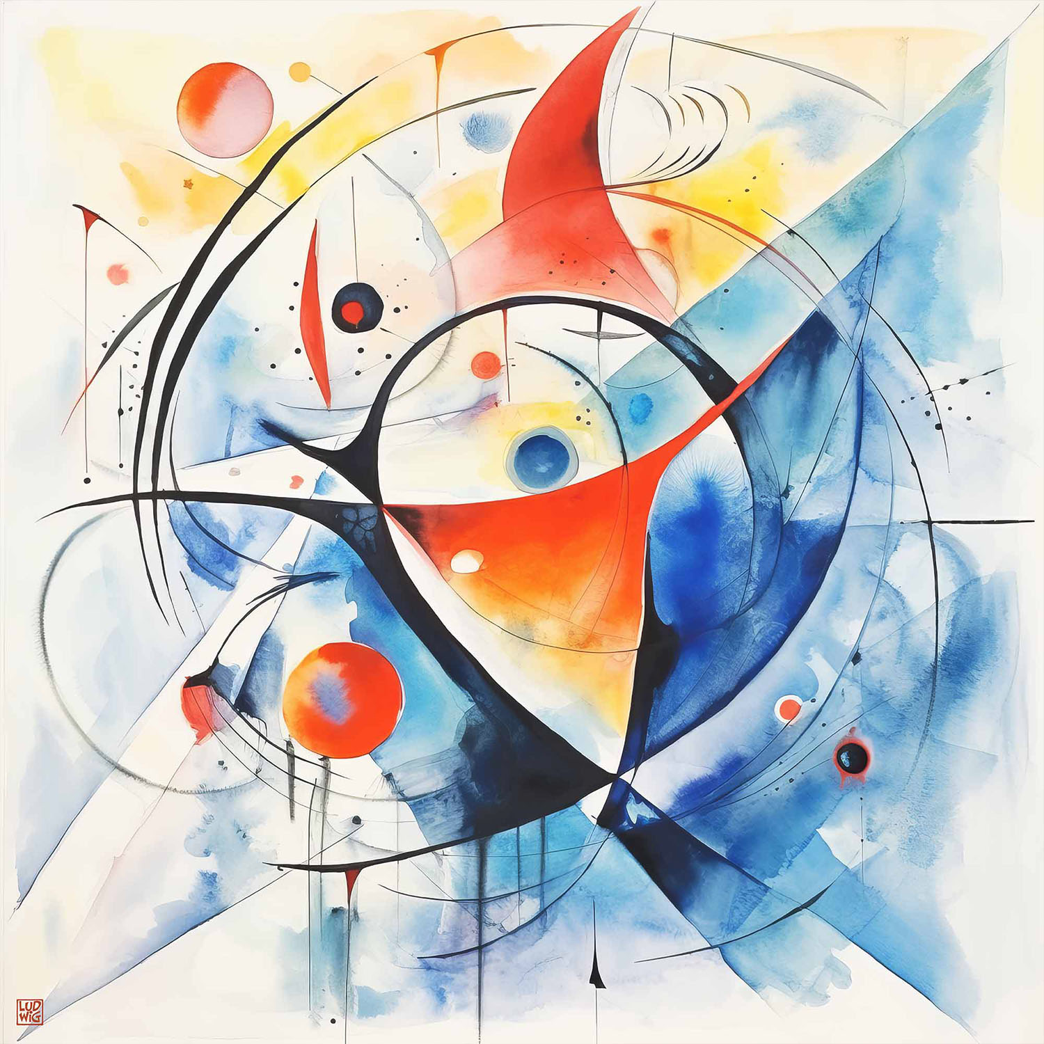 Abstract Constellation by Ludwig